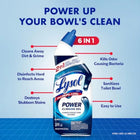Lysol Toilet Bowl Cleaner, Max Strength Bathroom Cleaning Supplies, Toilet Bowl Cleaner Clinging Gel, Home Essential, Instant S