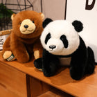 Panda Plush Comfort Soft Animal Plush Raccoon Fox Bear Floor Cushion Birthday Gifts Soft Pillow Toys for Girls Gift Room Decor