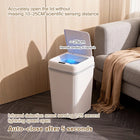 Smart Induction Automatic Sensor Trash Can Silent Auto Open Cover Garbage Bin Luxury High Appearance Level Waste Basket for Kitchen Bathroom Bedroom Office Narrow Side Gap Household Use 2PCS Optional