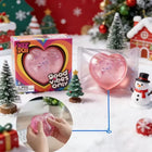 NeeDoh Style Heart Shaped Stress Reliever Super Soft Squishy Gel with Uplifting Vibes Sensory Fidget Gadget For Anxiety Relief