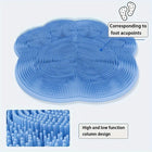 1 piece silicone bath massage pad, foot washer, back washer, shower foot pad, bathroom accessories, shower supplies, toilet foot pad, foot wash bathroom foot brush