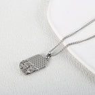Square Pendants Delicate Stainless Steel Chain Pendant Necklace For Women Necklace