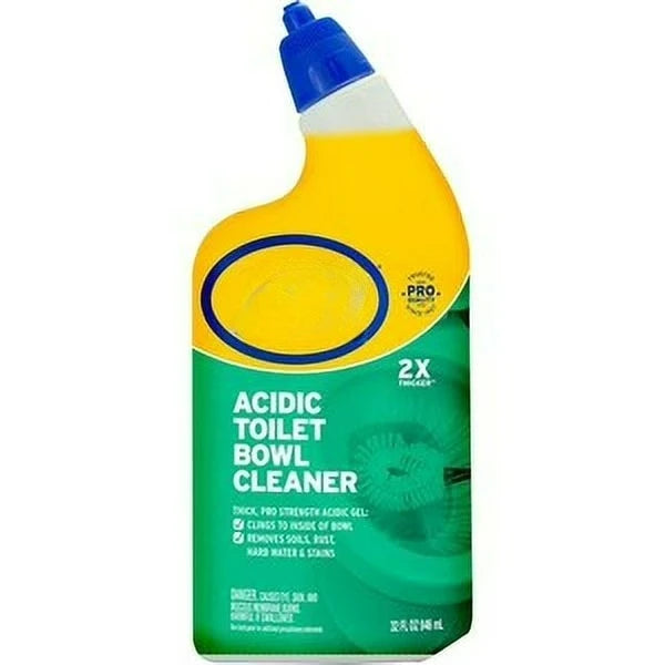 Pro Strength 32 fl oz Acidic Toilet Bowl Cleaner With Winter Green Fragrance