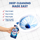 Lysol Power toilet bowl cleaner gel, Cleaning, Disinfecting and Stain Removal, 24 oz, Pack of 2