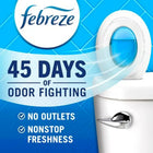 Febreze Bathroom Air Freshener, Odor-Fighting Plug-In Alternative, Home, Bathroom and Kitchen Use, Downy April Fresh Scent, 6 C