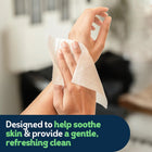 Flushable Wet Wipes with Aloe & Vitamin E, 4 Flip-Top Packs, 42 Wipes Each, 168 Total, Gentle & Moisturizing
