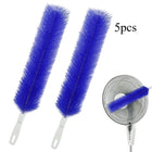 Fan cleaning brush, bendable fan dust brush, suitable for all kinds of electric fans, can be reused; microfiber brush head dust brush, can be used for air conditioning, household and car trends, curtains, blinds and other cle