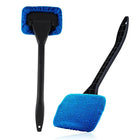 1Pcs Detachable Car Washing Brush Window Cleaner Soft Microfiber Bonnet Long Handle Dust Brush Windshield Cleaning Brush