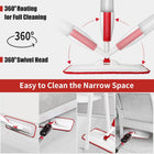 Wet Spray Mop for Floor Cleaning with 14 oz Bottle & 2 Microfiber Pads