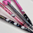 Genuine Sanrio Hello Kitty Push-Button Ballpoint Pens Cartoon Kuromi 0.5MM Black Gel Pen Student Writing Drawing Stationery Gift