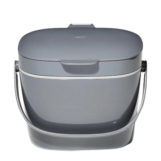 1.75-Gallon Kitchen Compost Bin with Lid Charcoal
